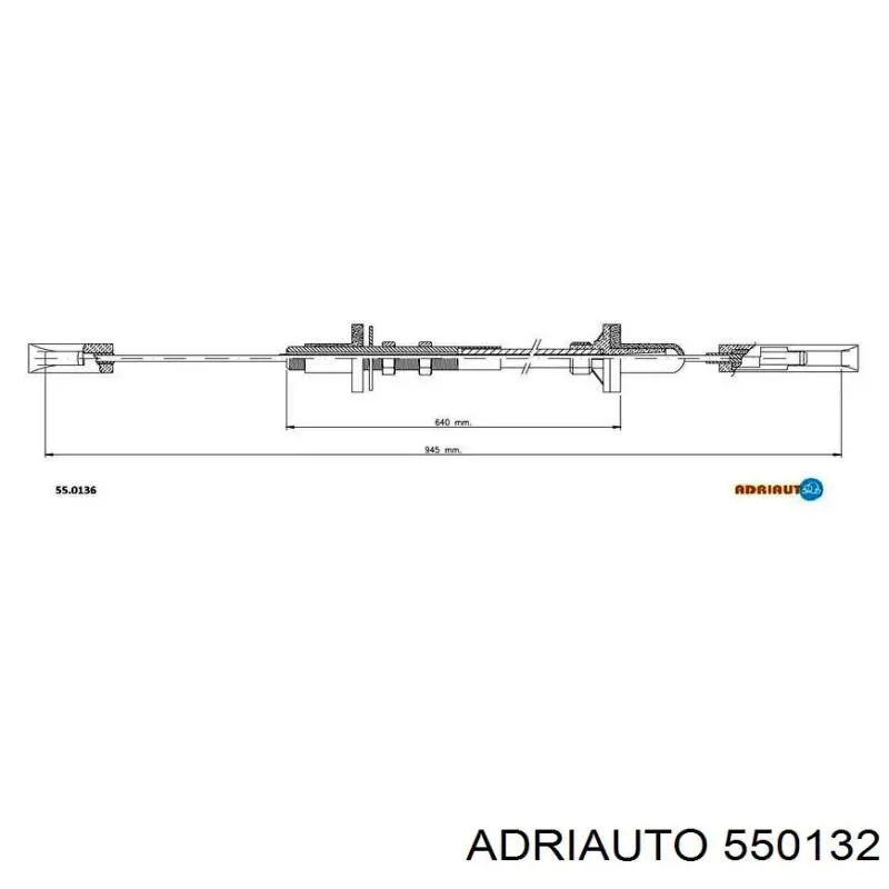 Cabo de embraiagem Adriauto 550132 preço, a partir de 13,18 USD
