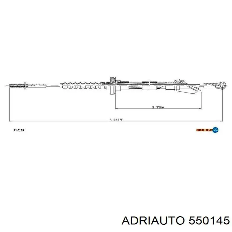 550145 Adriauto Cabo de embraiagem