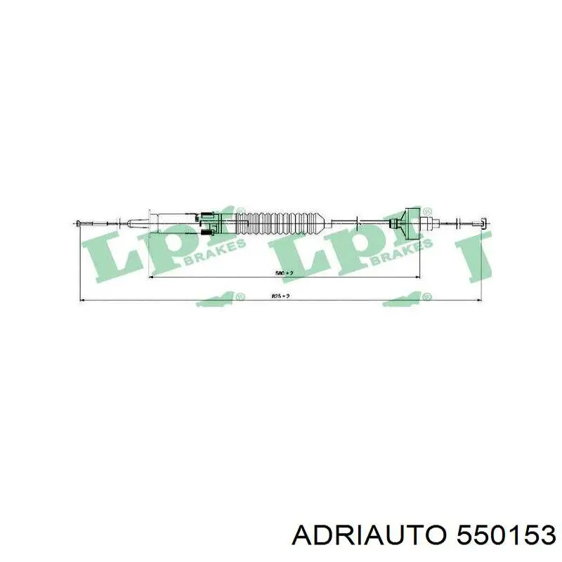 Cabo de embraiagem Adriauto 550153 preço, a partir de 29,33 USD