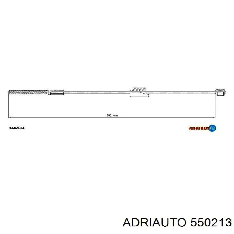 Cabo traseiro direito/esquerdo do freio de estacionamento Adriauto 550213 preço, a partir de 16,49 USD