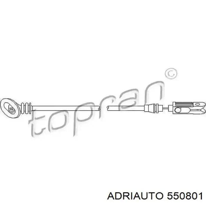 Cabo de abertura da capota Adriauto 550801