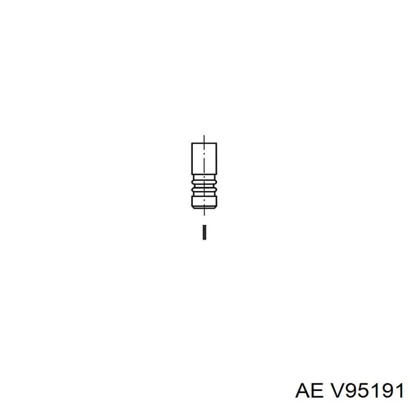Válvula de admissão 111223 Kolbenschmidt