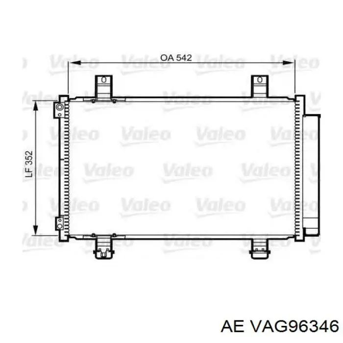 Guia de válvula VAG96346 AE