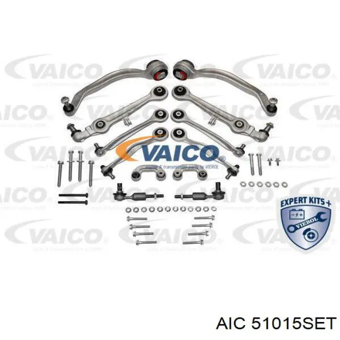 Kit de braços oscilantes de suspensão dianteira 51015SET AIC