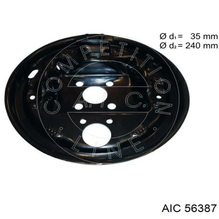 Disco de suporte direito do tambor do freio traseiro ABS 11294 preço, a partir de 46,88 USD