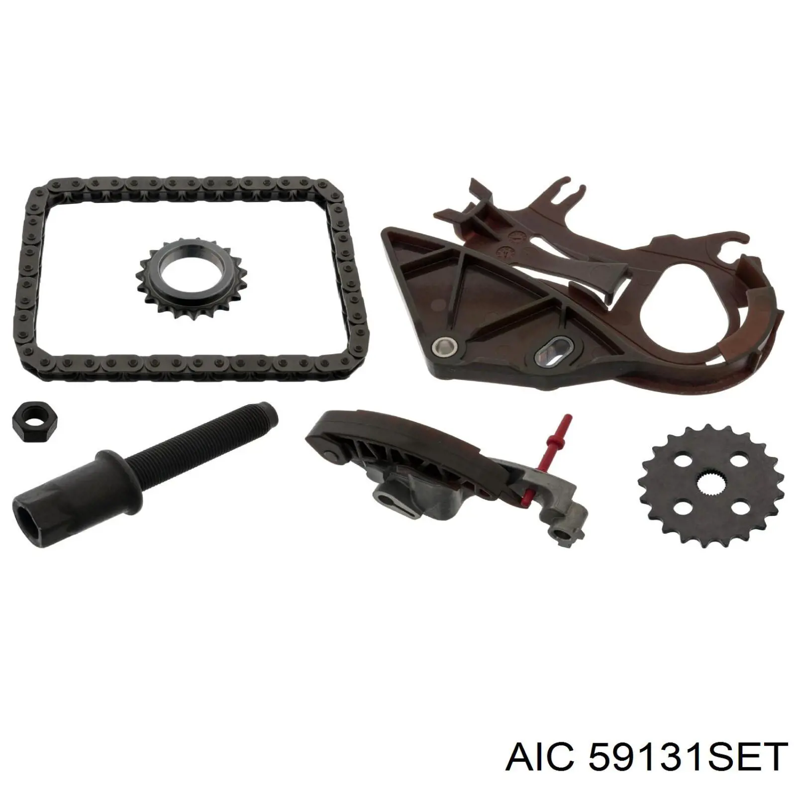 Cadeia do mecanismo de distribuição de gás, kit AIC 59131SET