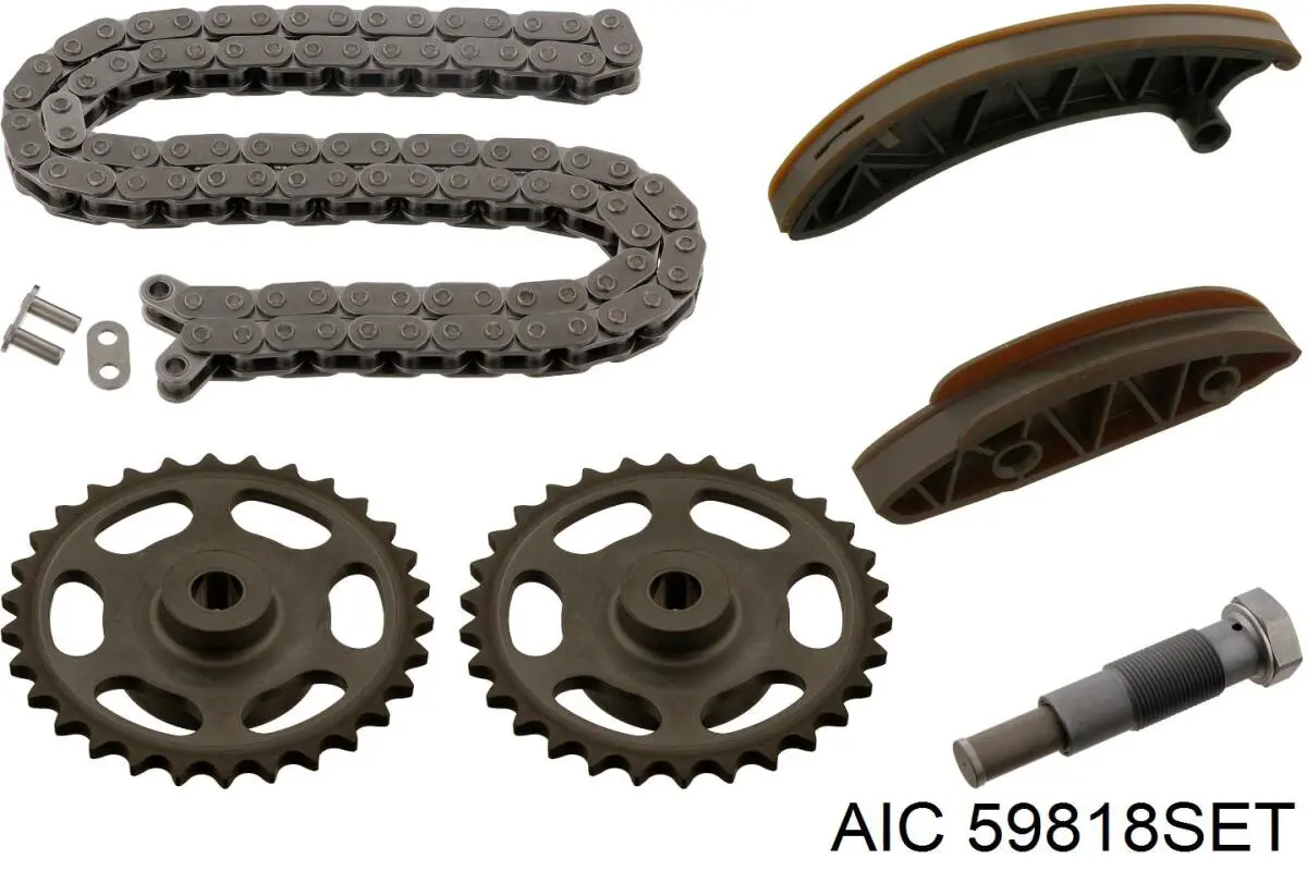 Cadeia do mecanismo de distribuição de gás, kit 59818SET AIC