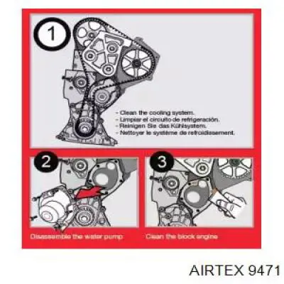 Compre 9471 Airtex Bomba de água (bomba) de esfriamento