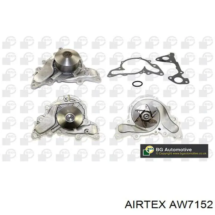 Bomba de água (bomba) de esfriamento Airtex AW7152 preço, a partir de 64,11 USD