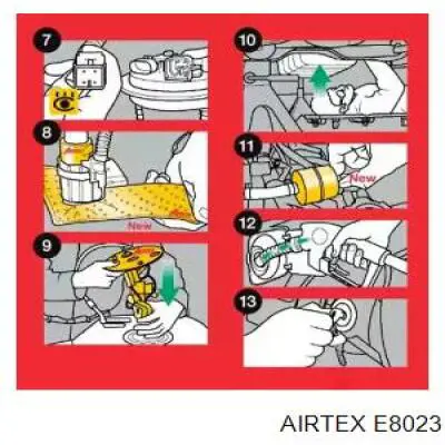 Compre E8023 Airtex Bomba de combustível elétrica submersível