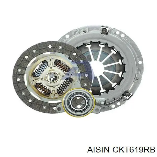 CKT619RB Aisin Kit de embraiagem (3 peças)
