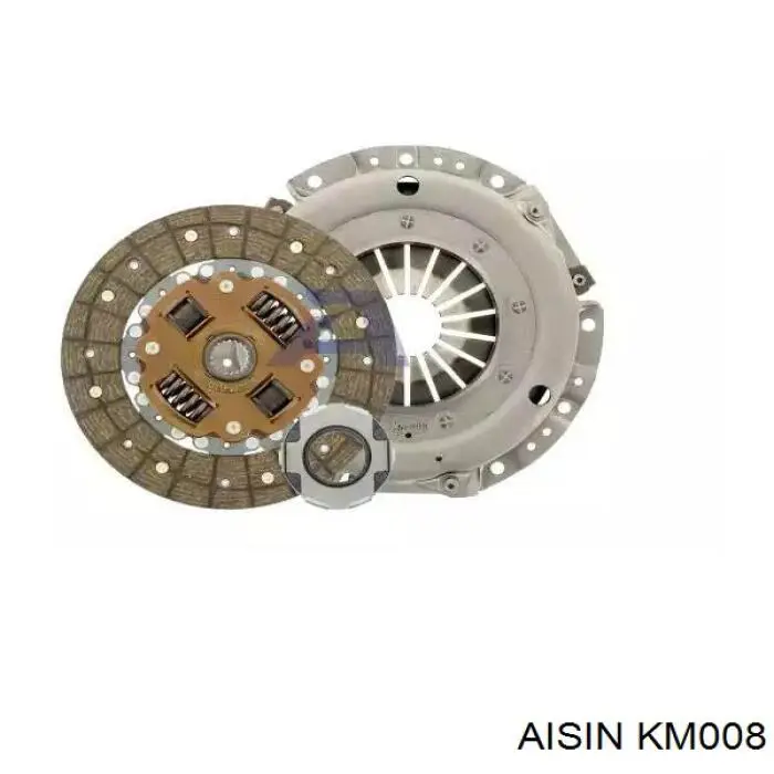 KM008 Aisin Kit de embraiagem (3 peças)