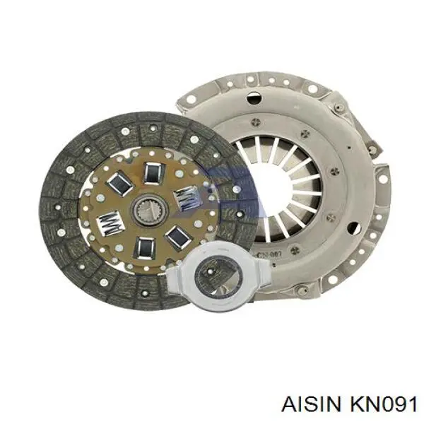 KN091 Aisin Kit de embraiagem (3 peças)
