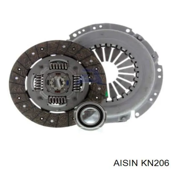 KN206 Aisin Kit de embraiagem (3 peças)