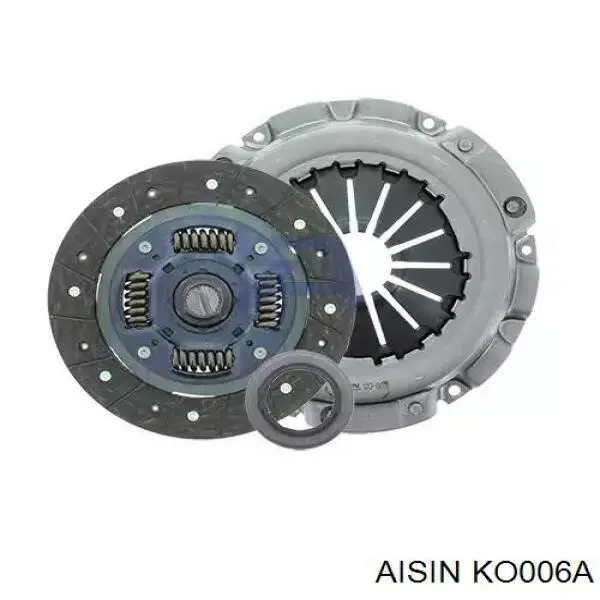 KO006A Aisin Kit de embraiagem (3 peças)