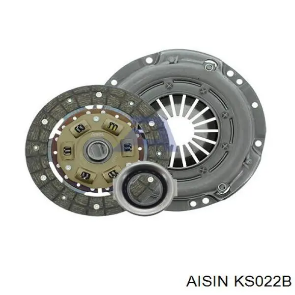 KS022B Aisin Kit de embraiagem (3 peças)