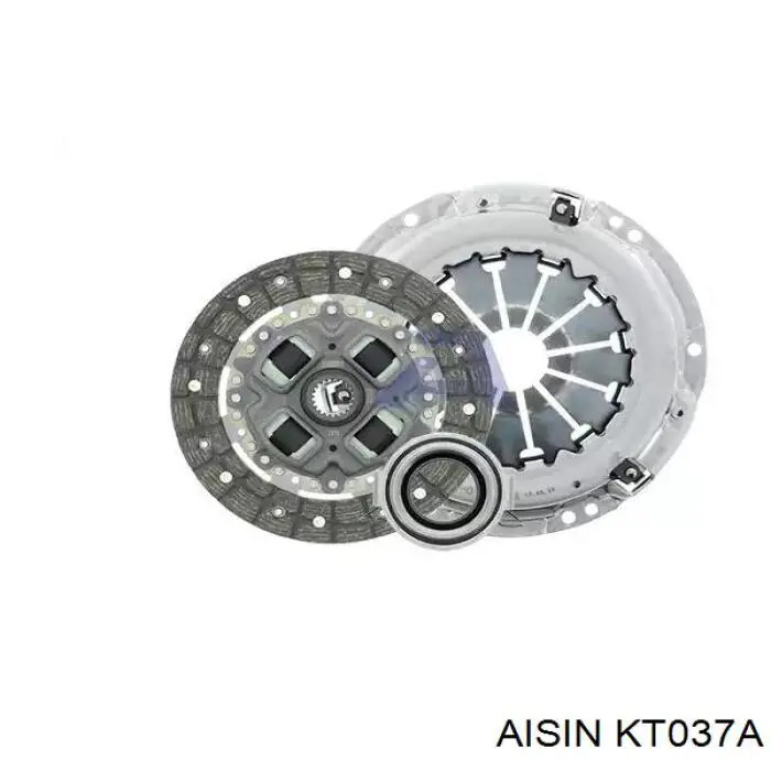 KT037A Aisin Kit de embraiagem (3 peças)
