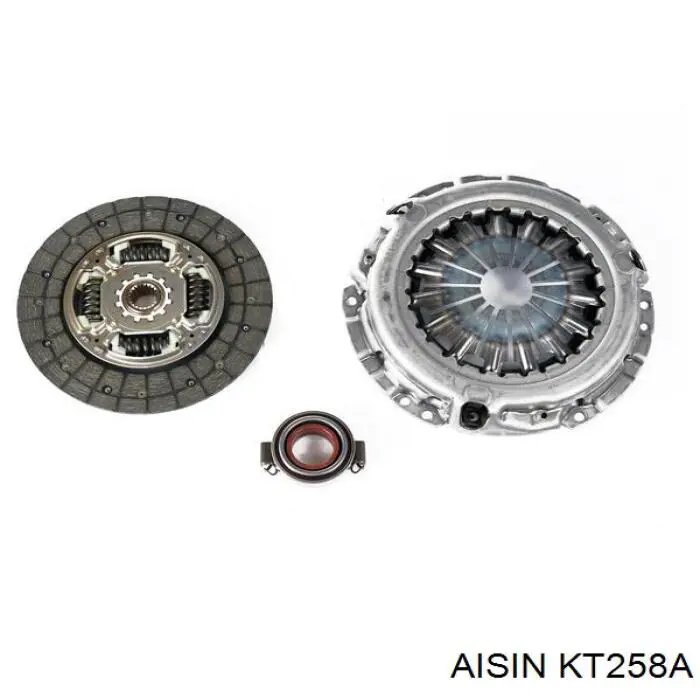 Compre KT258A Aisin Kit de embraiagem (3 peças)
