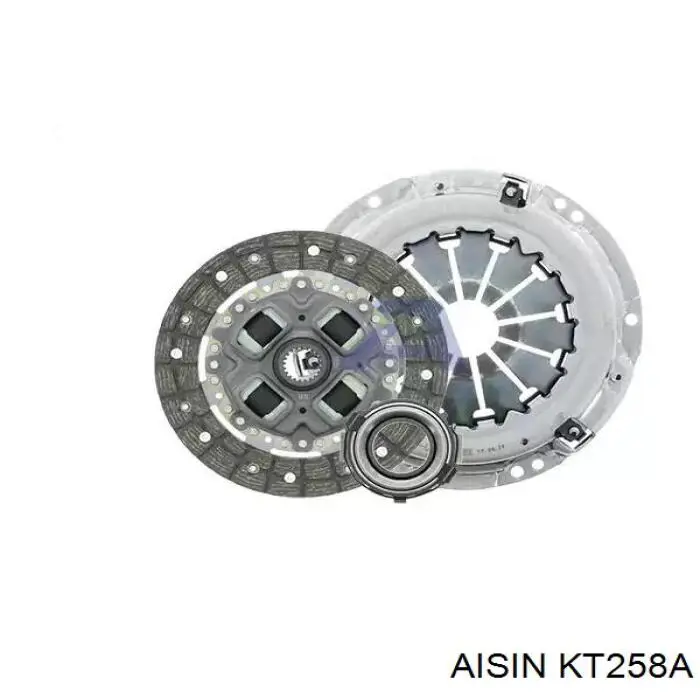 KT258A Aisin Kit de embraiagem (3 peças)