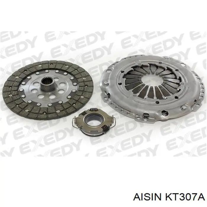 Compre KT307A Aisin Kit de embraiagem (3 peças)