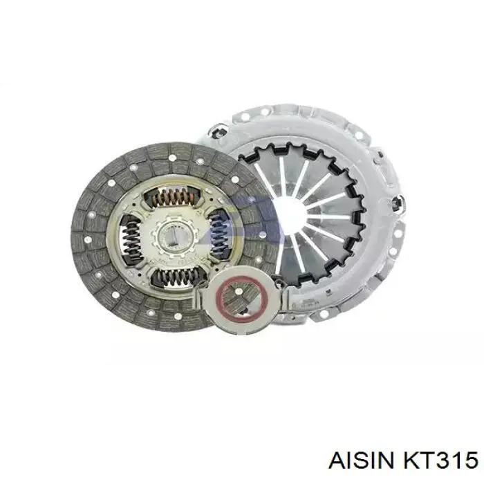 KT315 Aisin Kit de embraiagem (3 peças)