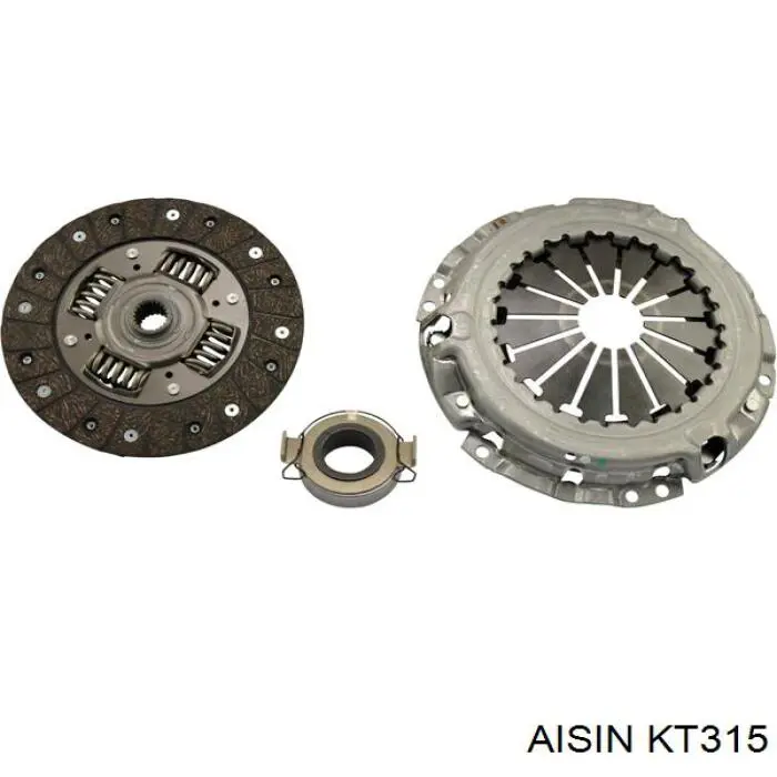 Compre KT315 Aisin Kit de embraiagem (3 peças)