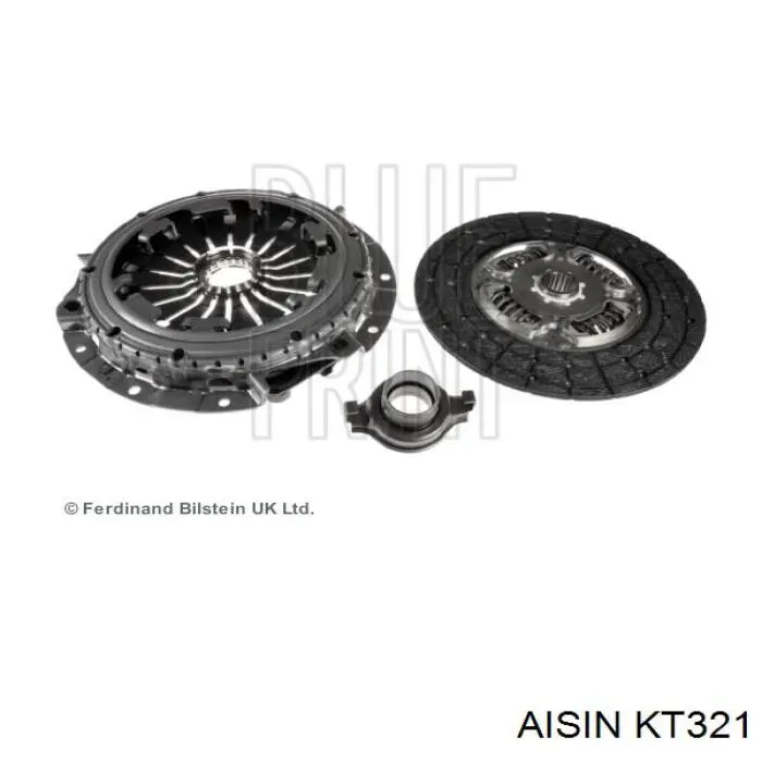 KT321 Aisin Kit de embraiagem (3 peças)