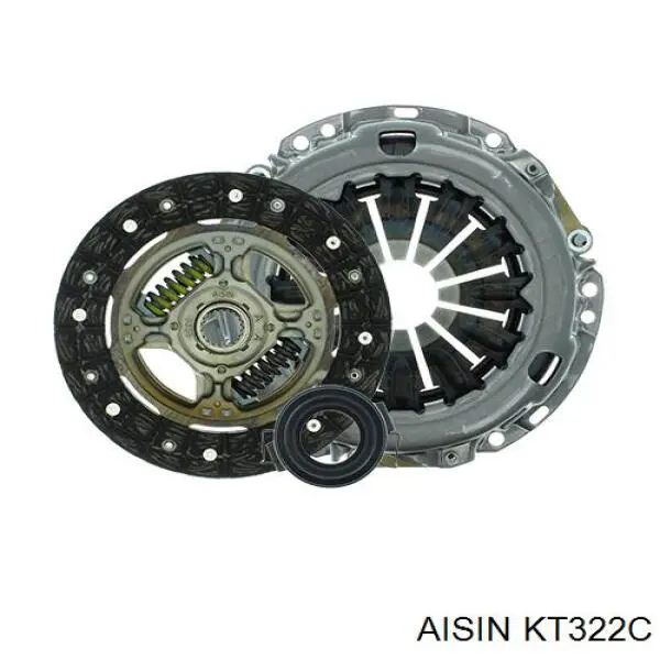 KT322C Aisin Kit de embraiagem (3 peças)