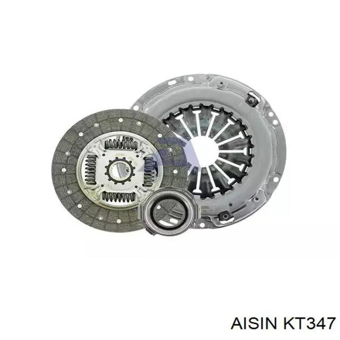 KT347 Aisin Kit de embraiagem (3 peças)