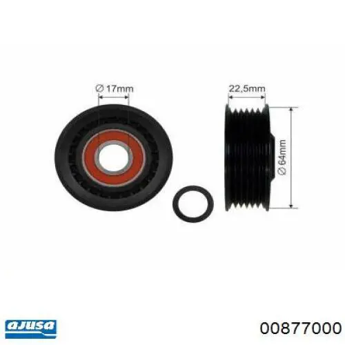 Compre 00877000 Ajusa Vedante de caixa do termostato