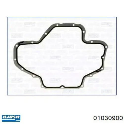 Compre 01030900 Ajusa Vedante inferior de panela de cárter do motor