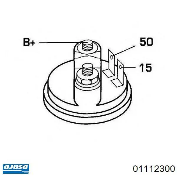 01112300 Ajusa Vedante de adaptador do filtro de óleo