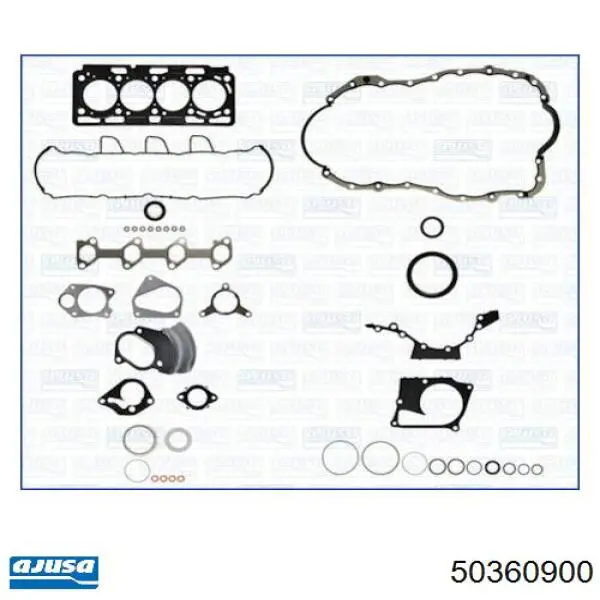 Kit de vedantes de motor completo Dacia Logan II L8_