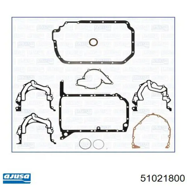 Kit de vedantes de motor completo Skoda SuperB I 3U4