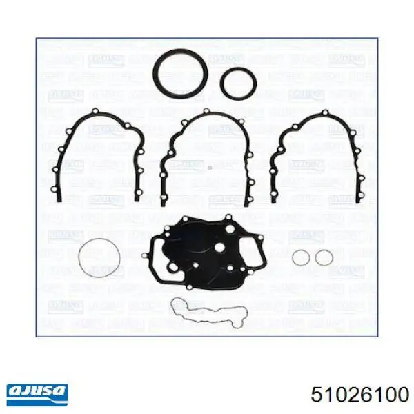51026100 Ajusa Kit de vedantes de motor completo