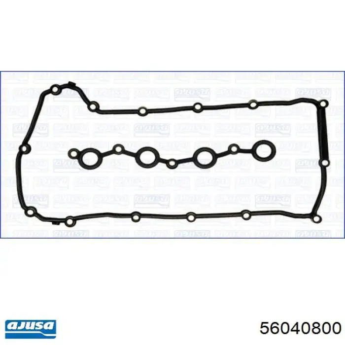 56040800 Ajusa Vedante da tampa de válvulas de motor, kit