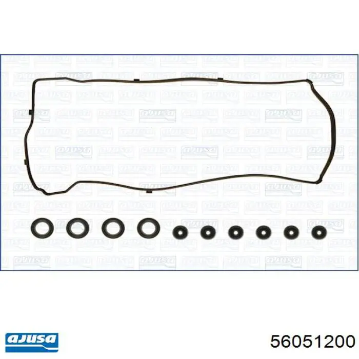 56051200 Ajusa Vedante da tampa de válvulas de motor, kit