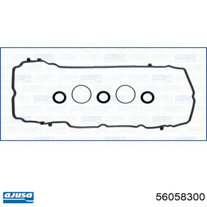 56058300 Ajusa Vedante da tampa de válvulas de motor, kit
