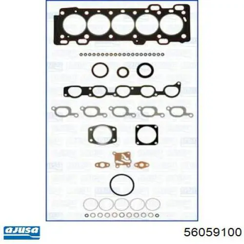 56059100 Ajusa Vedante da tampa de válvulas de motor, kit