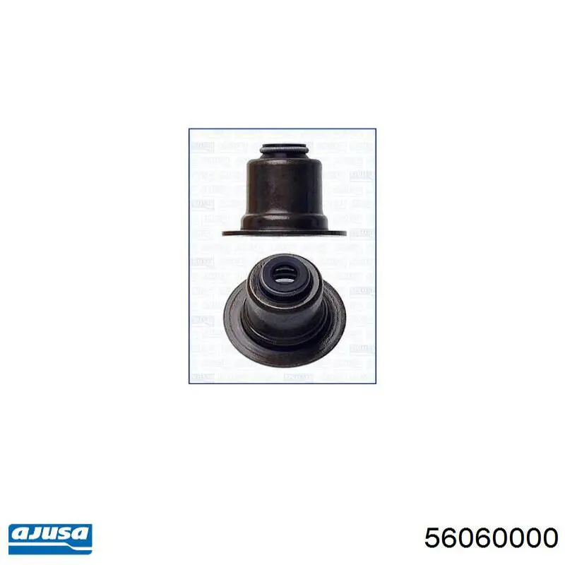 56060000 Ajusa Vedante da tampa de válvulas de motor, kit
