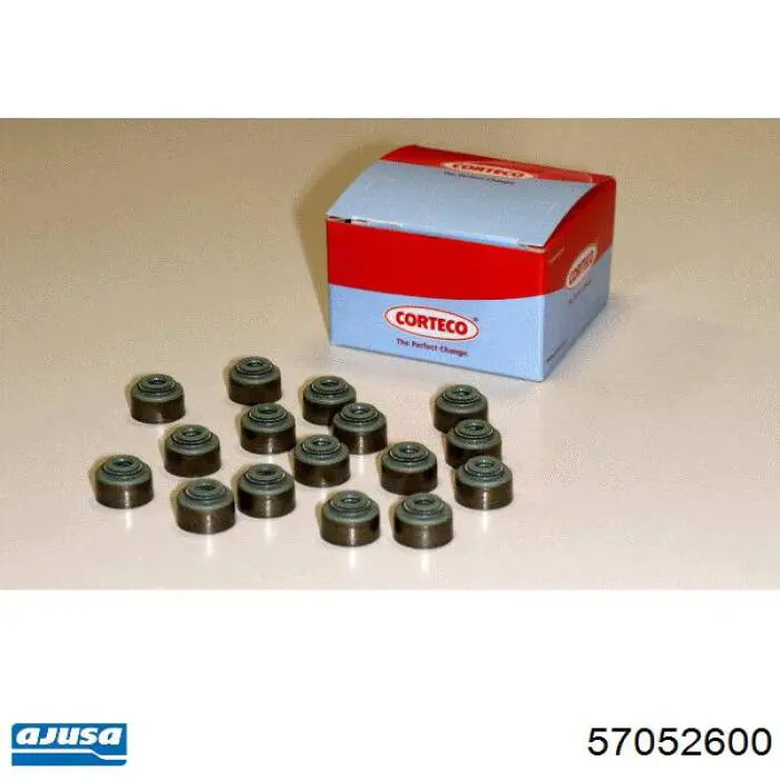 57052600 Ajusa Vedação de válvula (coletor de óleo), admissão/escape, kit para um motor