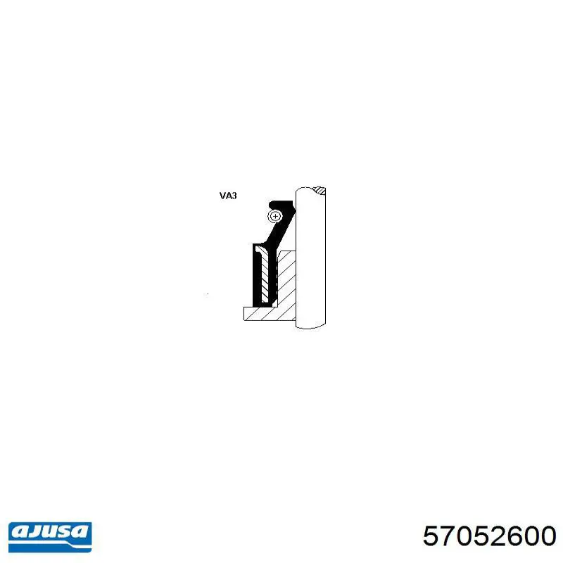 Vedação de válvula (coletor de óleo), admissão/escape, kit para um motor Ajusa 57052600 preço, a partir de 44,04 USD