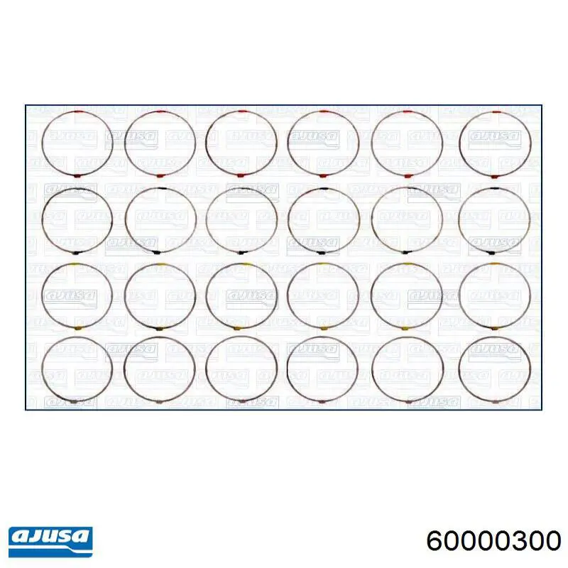 Compre 60000300 Ajusa Vedante anular para a camisa de motor