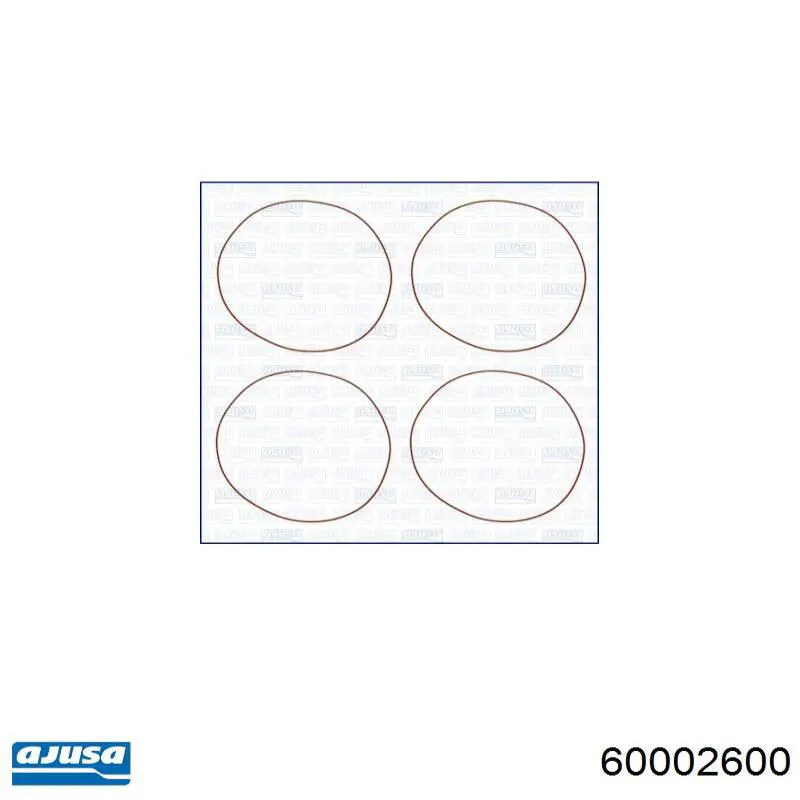 Compre 60002600 Ajusa Vedante anular para a camisa de motor