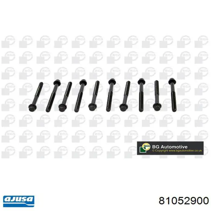 8709158 Kamoka Parafuso de cabeça de motor (CBC)