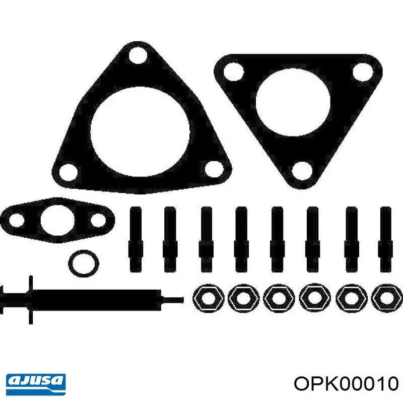 Vedante de turbina, kit de montagem OPK00010 Ajusa