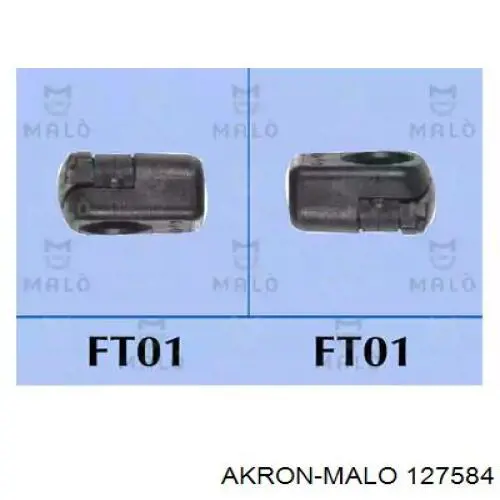 127584 Akron Malo Amortecedor de tampa de porta-malas (de 3ª/5ª porta traseira)