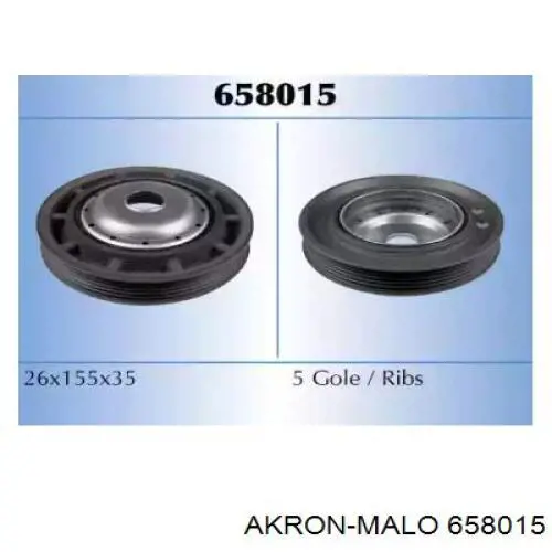 Polia de cambota Akron Malo 658015 preço, a partir de 46,60 EUR