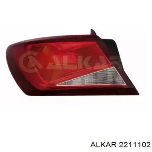 Compre 45108 VALEO Lanterna traseira esquerda externa