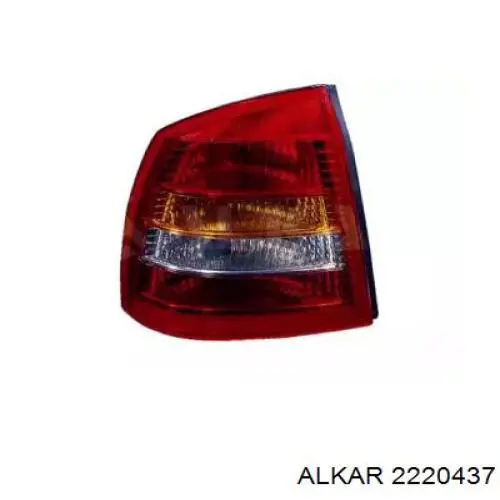 Lanterna traseira esquerda 93175674 General Motors